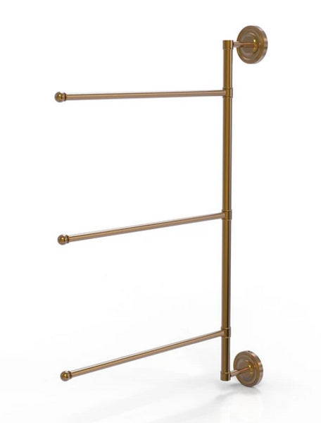 3-arm swivel towel bar from Allied Brass