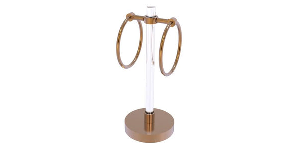 Allied Brass two-ring guest towel stand