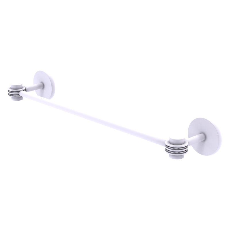 Satellite Orbit One Collection Towel Bar with Dotted Accents