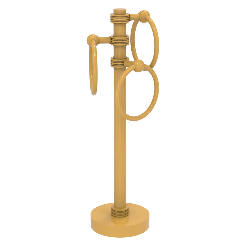 Vanity Top 3 Towel Ring Guest Towel Valet