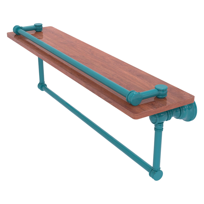 Carolina Collection Gallery Wood Shelf with Towel Bar