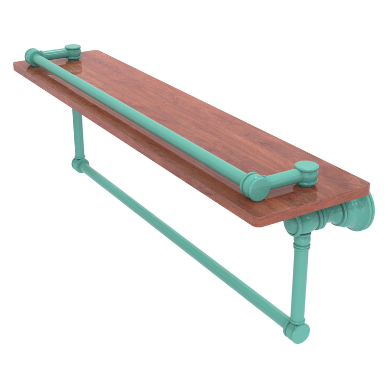 Carolina Collection Gallery Wood Shelf with Towel Bar