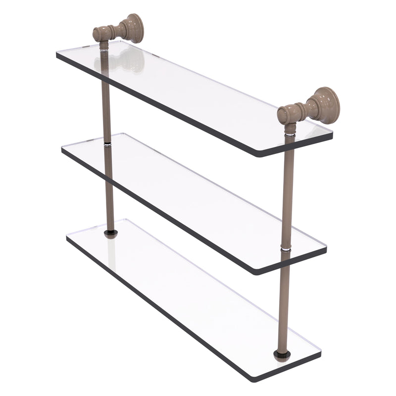 Carolina Collection Triple Glass Shelf