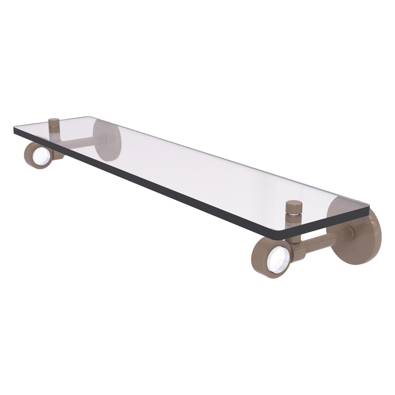 Clearview Collection Glass Shelf with Smooth Accents