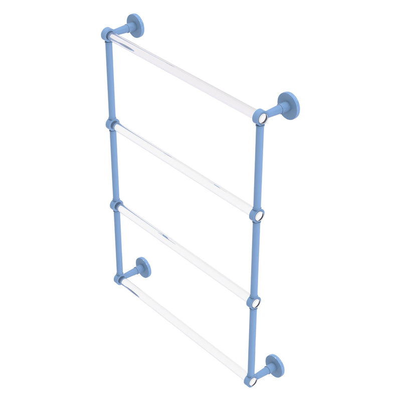 Clearview Collection 4 Tier Ladder Towel Bar with Smooth Accents