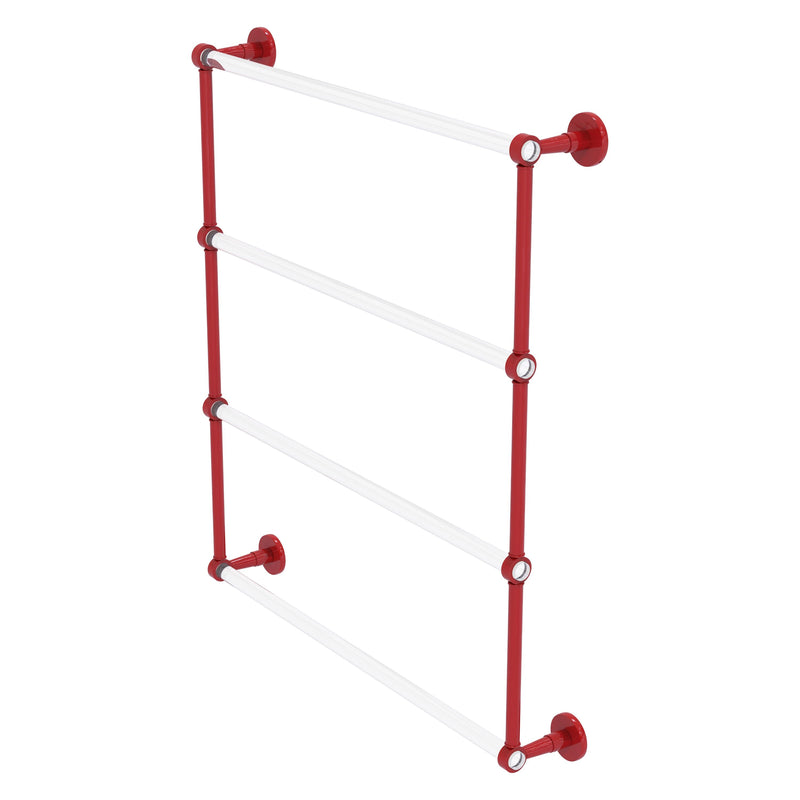 Clearview Collection 4 Tier Ladder Towel Bar with Smooth Accents