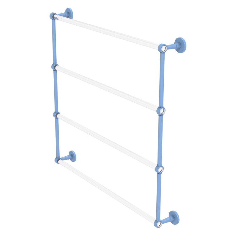 Clearview Collection 4 Tier Ladder Towel Bar with Smooth Accents