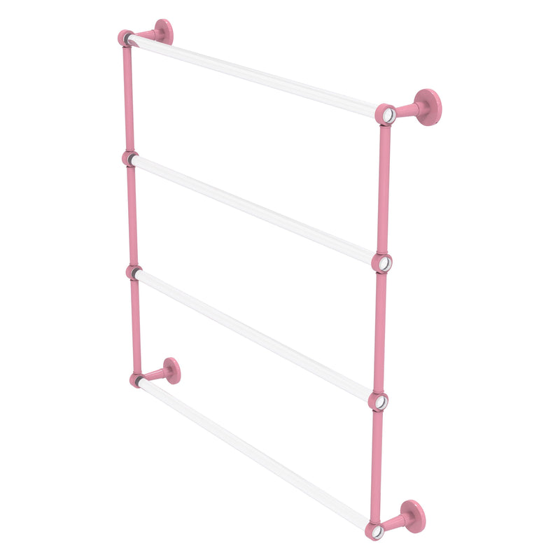 Clearview Collection 4 Tier Ladder Towel Bar with Smooth Accents