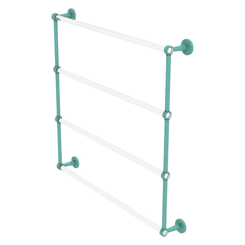 Clearview Collection 4 Tier Ladder Towel Bar with Smooth Accents