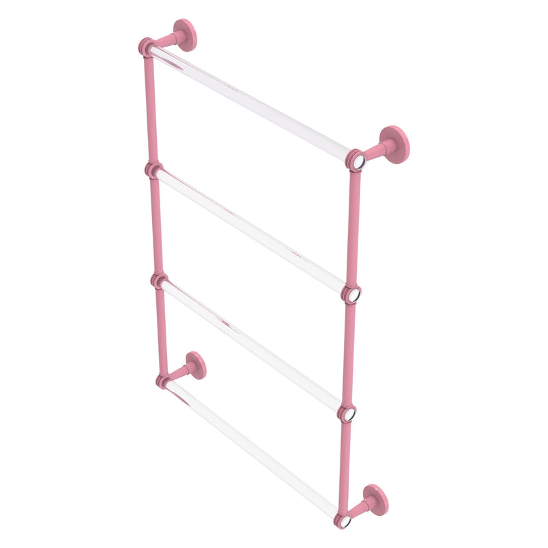 Clearview Collection 4 Tier Ladder Towel Bar with Dotted Accents