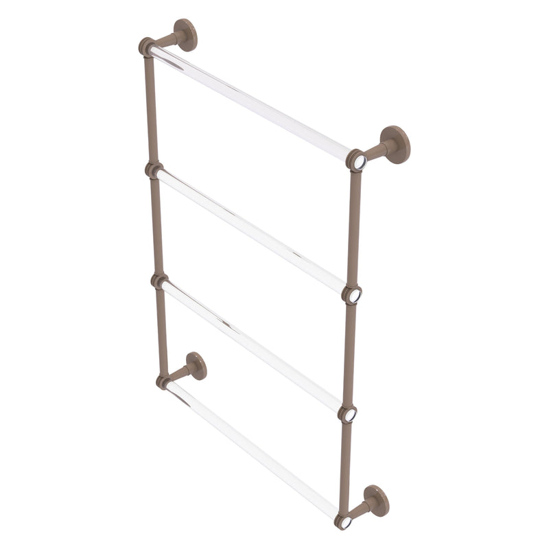 Clearview Collection 4 Tier Ladder Towel Bar with Dotted Accents