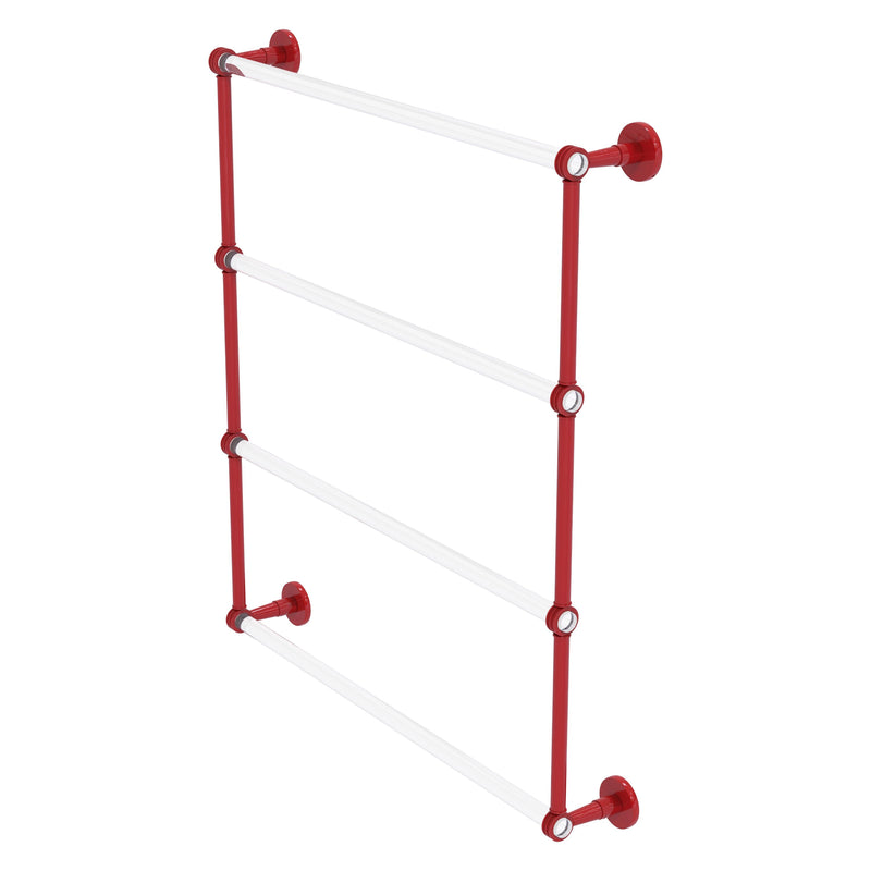 Clearview Collection 4 Tier Ladder Towel Bar with Dotted Accents