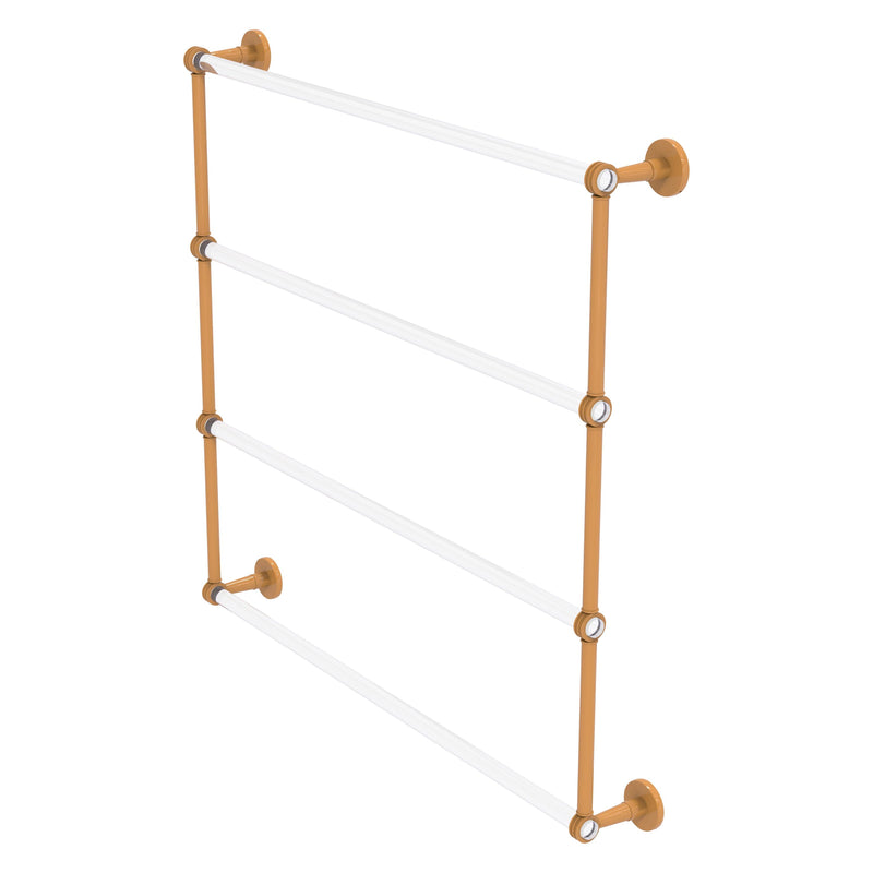 Clearview Collection 4 Tier Ladder Towel Bar with Dotted Accents