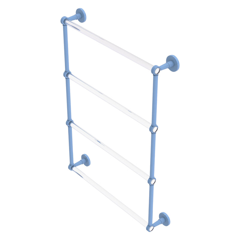 Clearview Collection 4 Tier Ladder Towel Bar with Grooved Accents