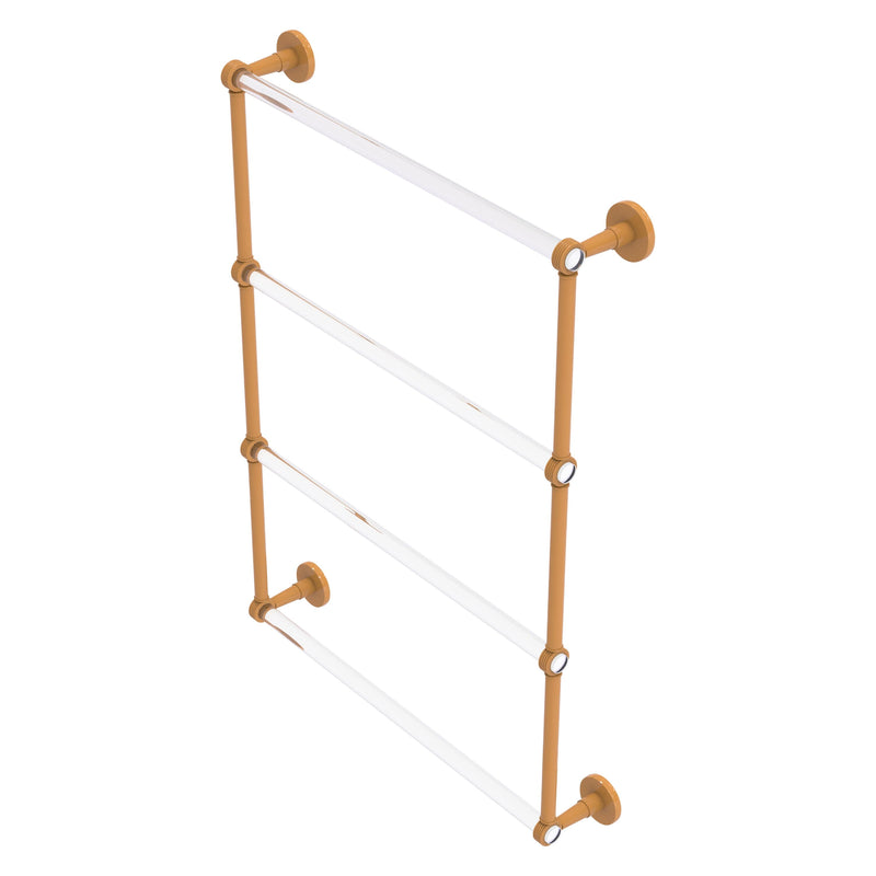 Clearview Collection 4 Tier Ladder Towel Bar with Grooved Accents