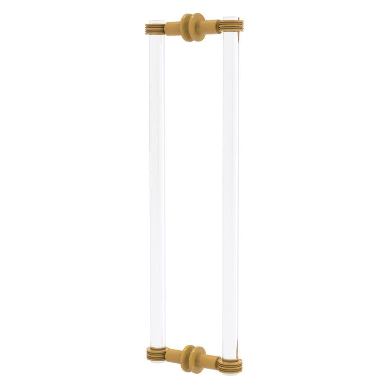 Clearview Collection Back to Back Shower Door Pull with Dotted Accents