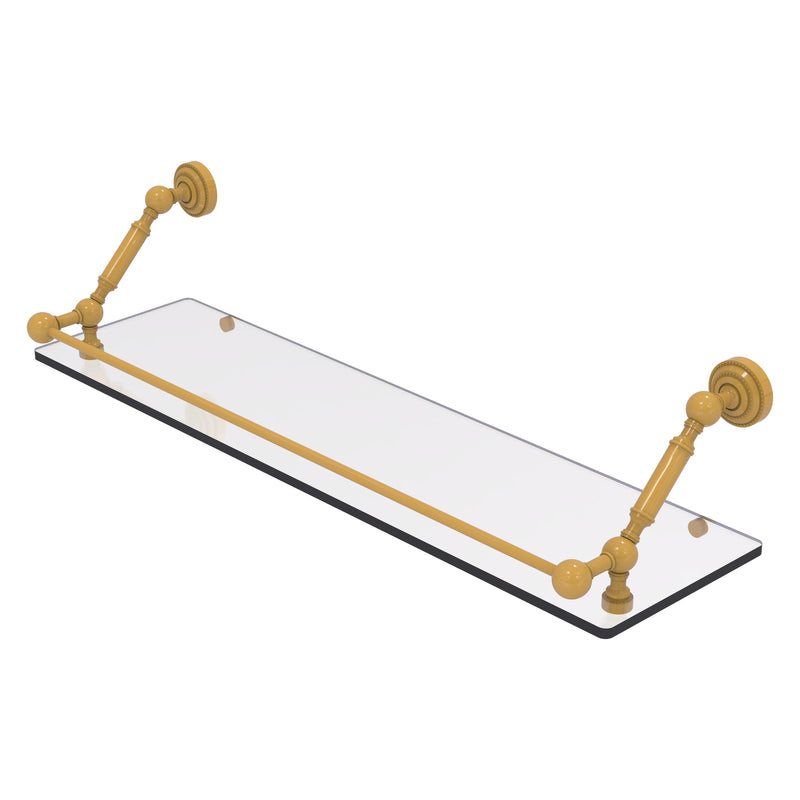 Dottingham Floating Glass Shelf with Gallery Rail