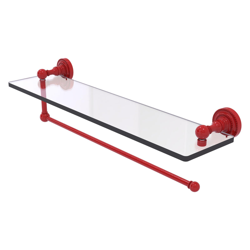 Dottingham Collection Paper Towel Holder with Glass Shelf