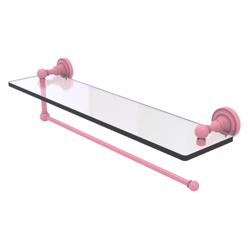 Dottingham Collection Paper Towel Holder with Glass Shelf