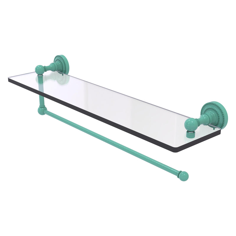 Dottingham Collection Paper Towel Holder with Glass Shelf