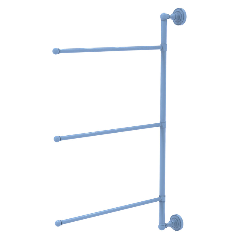 3 Swing Arm Vertical 28 Inch Towel Bar