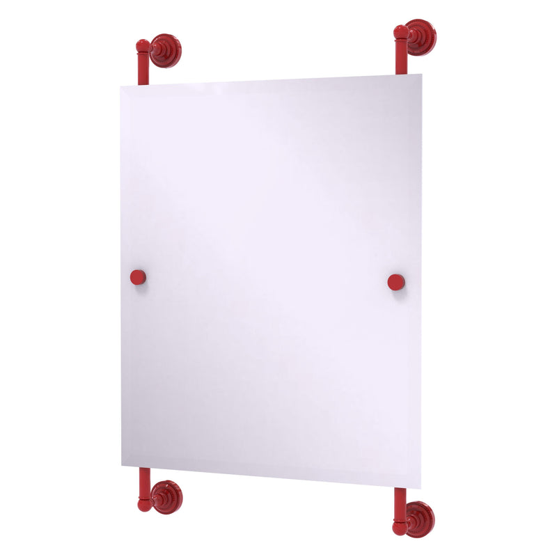 Dottingham Collection Rectangular Frameless Rail Mounted Mirror