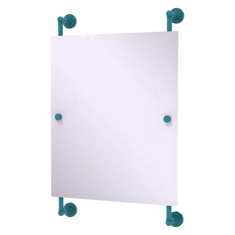 Dottingham Collection Rectangular Frameless Rail Mounted Mirror