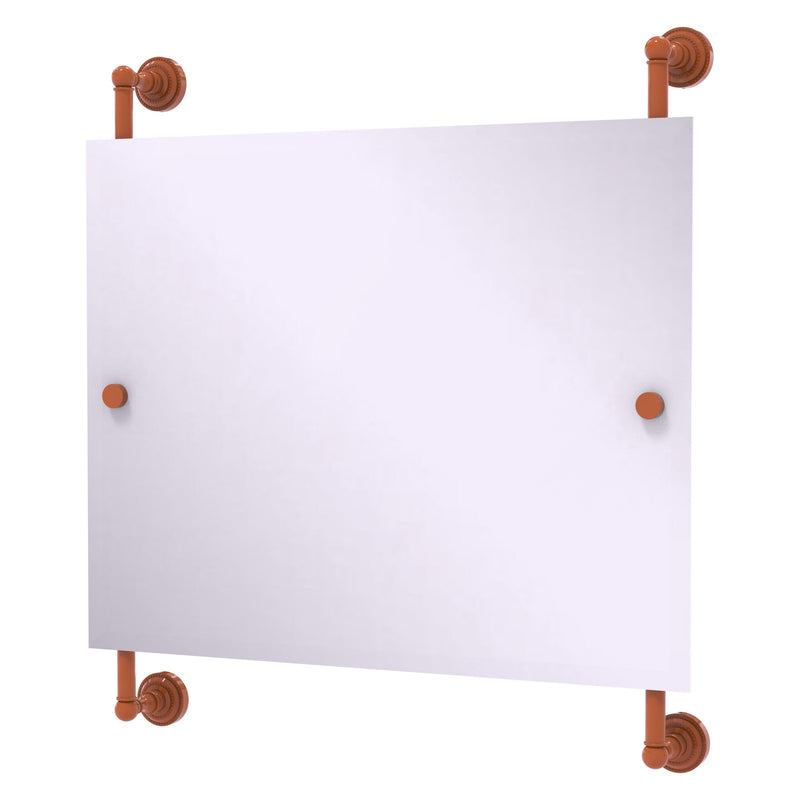 Dottingham Landscape Rectangular Frameless Rail Mounted Mirror