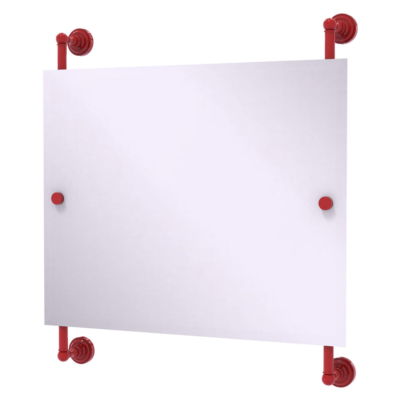 Dottingham Landscape Rectangular Frameless Rail Mounted Mirror