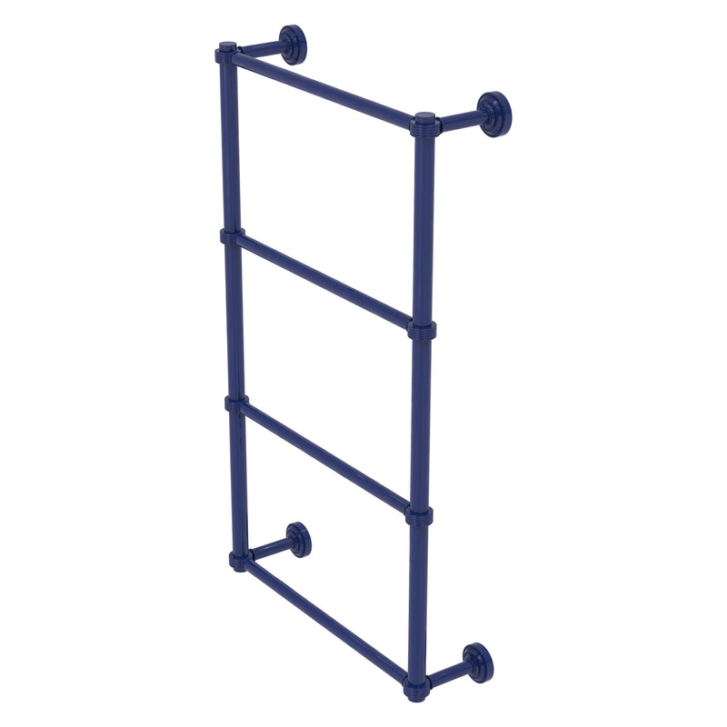 Dottingham Collection 4 Tier Ladder Towel Bar with Grooved Accents