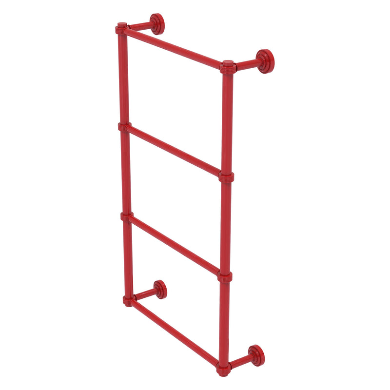 Dottingham Collection 4 Tier Ladder Towel Bar with Grooved Accents