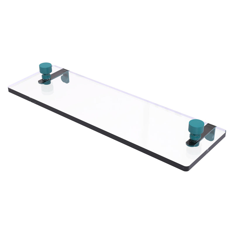 Foxtrot Collection Glass Vanity Shelf  with Beveled Edges