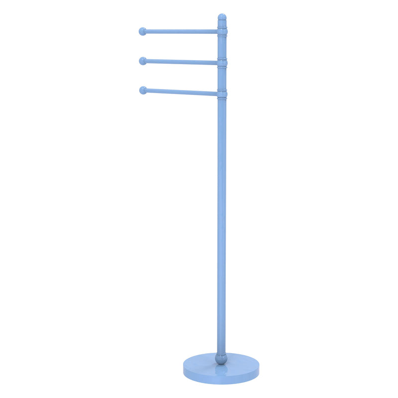 49 Inch Towel Stand with 3 Pivoting Arms