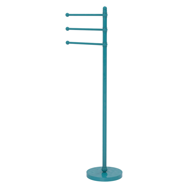 49 Inch Towel Stand with 3 Pivoting Arms