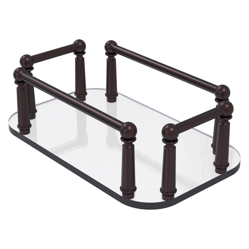 Vanity Top Glass Guest Towel Tray