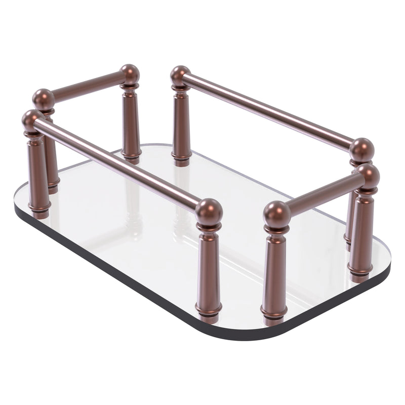 Vanity Top Glass Guest Towel Tray