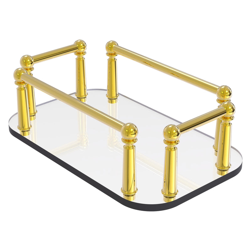 Vanity Top Glass Guest Towel Tray