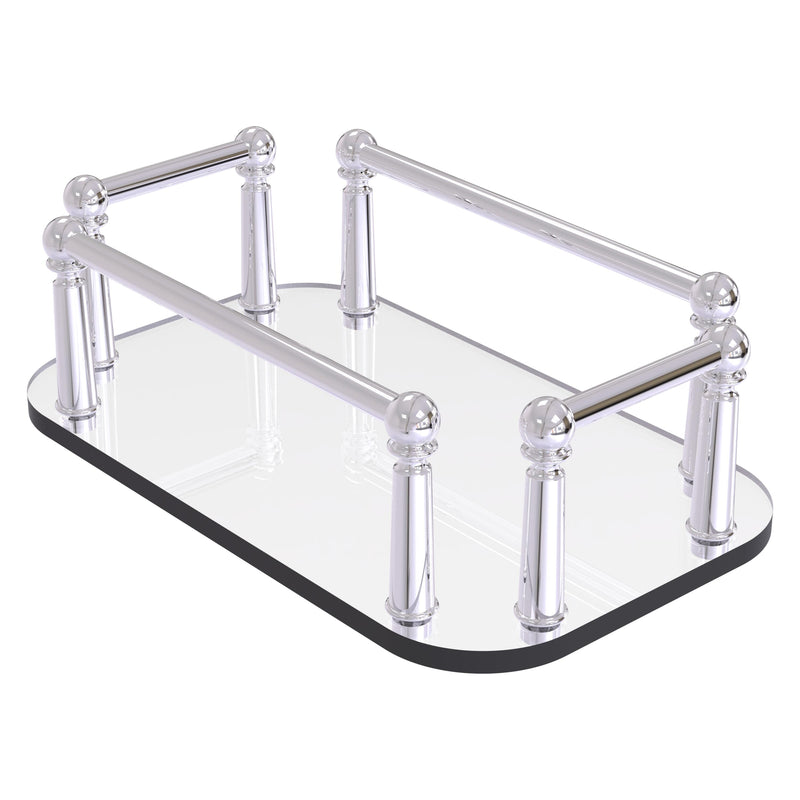 Vanity Top Glass Guest Towel Tray