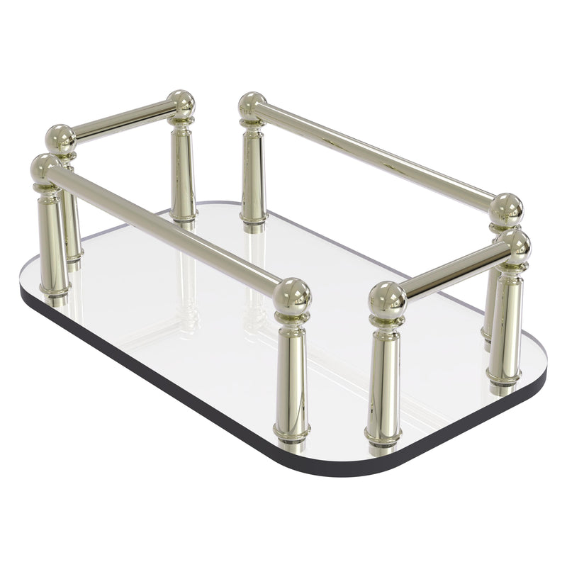 Vanity Top Glass Guest Towel Tray