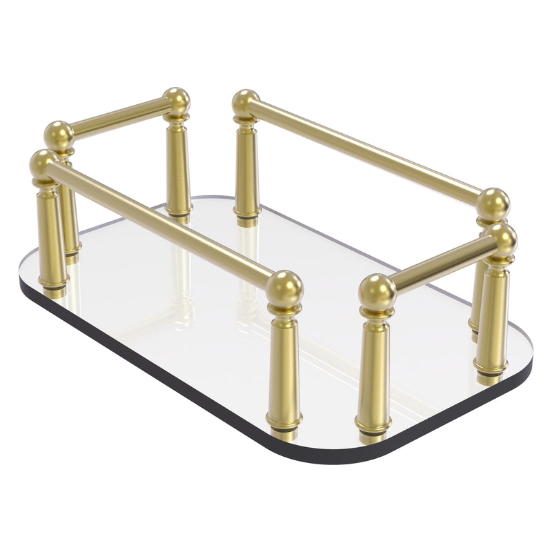 Vanity Top Glass Guest Towel Tray