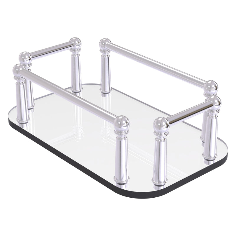 Vanity Top Glass Guest Towel Tray