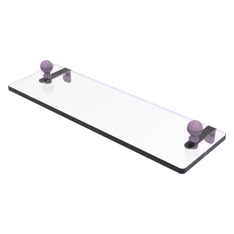 Mambo Collection Glass Vanity Shelf with Beveled Edges