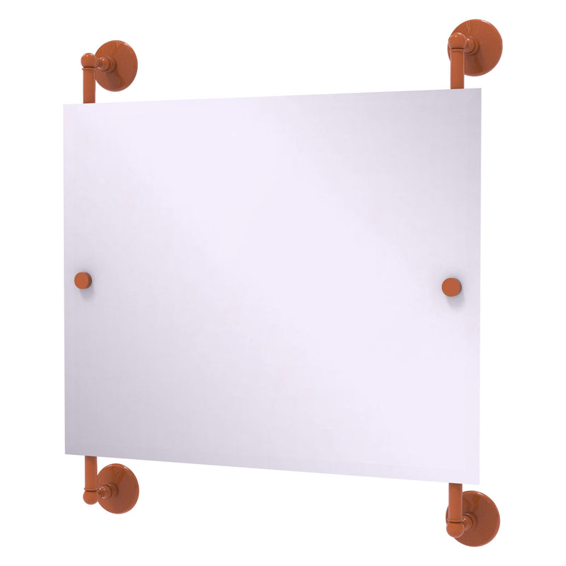 Monte Carlo Landscape Rectangular Frameless Rail Mounted Mirror