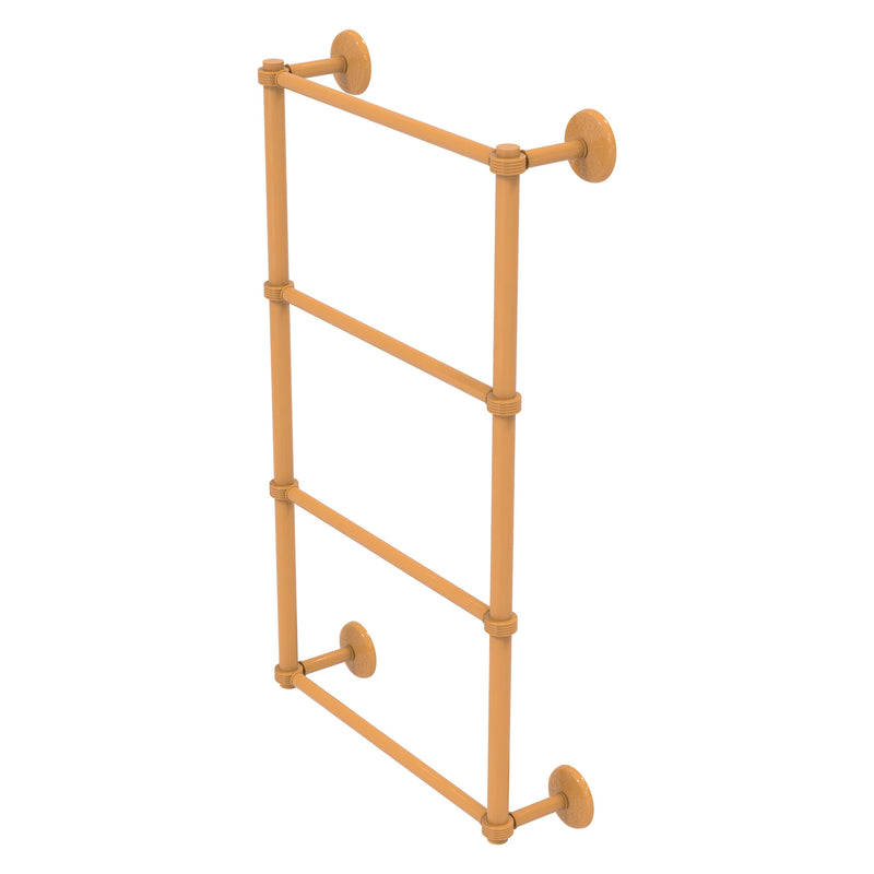 Monte Carlo Collection 4 Tier Ladder Towel Bar with Grooved Accents