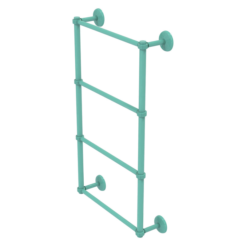 Monte Carlo Collection 4 Tier Ladder Towel Bar with Grooved Accents