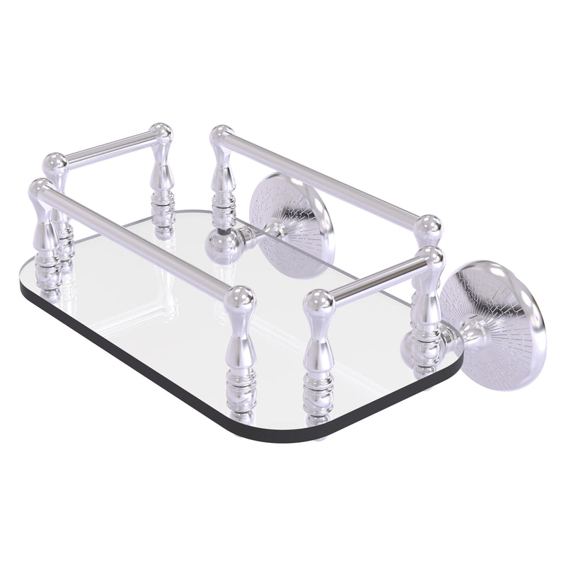 Monte Carlo Collection Wall Mounted Glass Guest Towel Tray