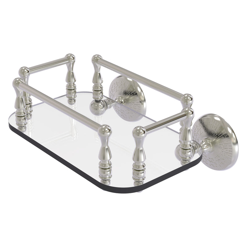 Monte Carlo Collection Wall Mounted Glass Guest Towel Tray