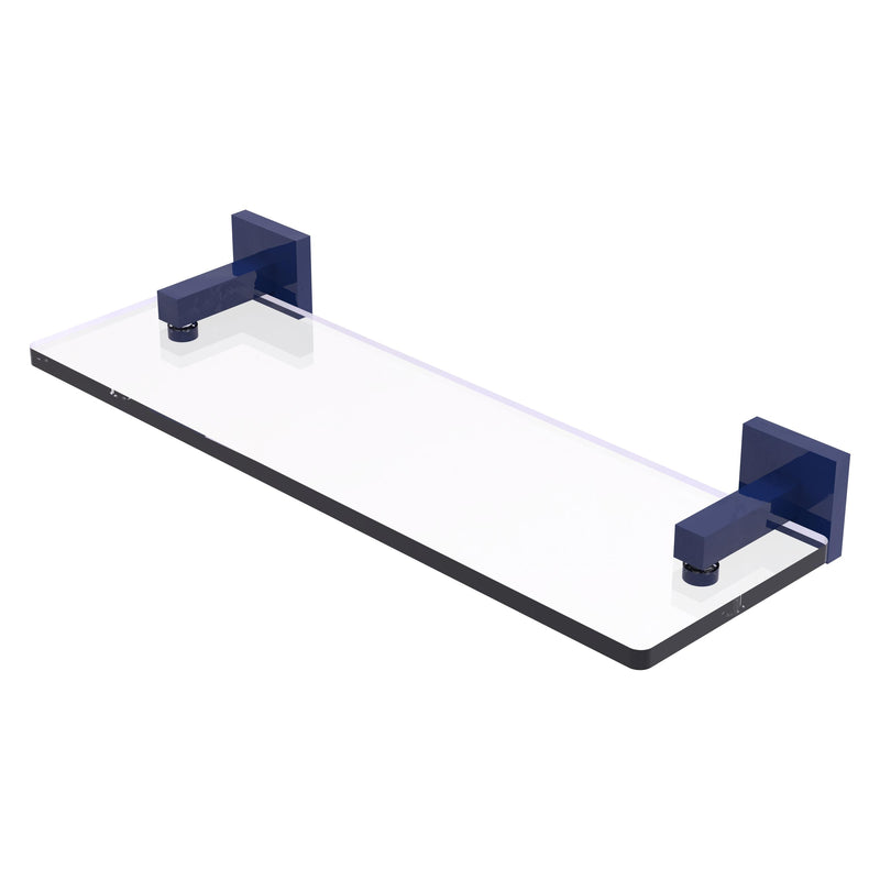 Montero Collection Glass Vanity Shelf with Beveled Edges