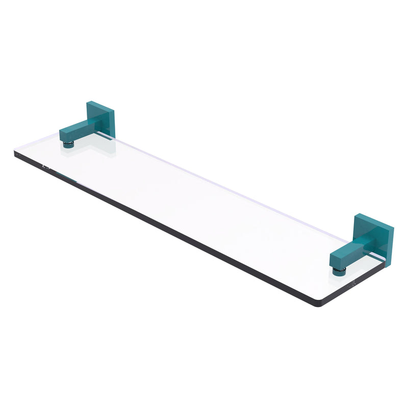 Montero Collection Glass Vanity Shelf with Beveled Edges