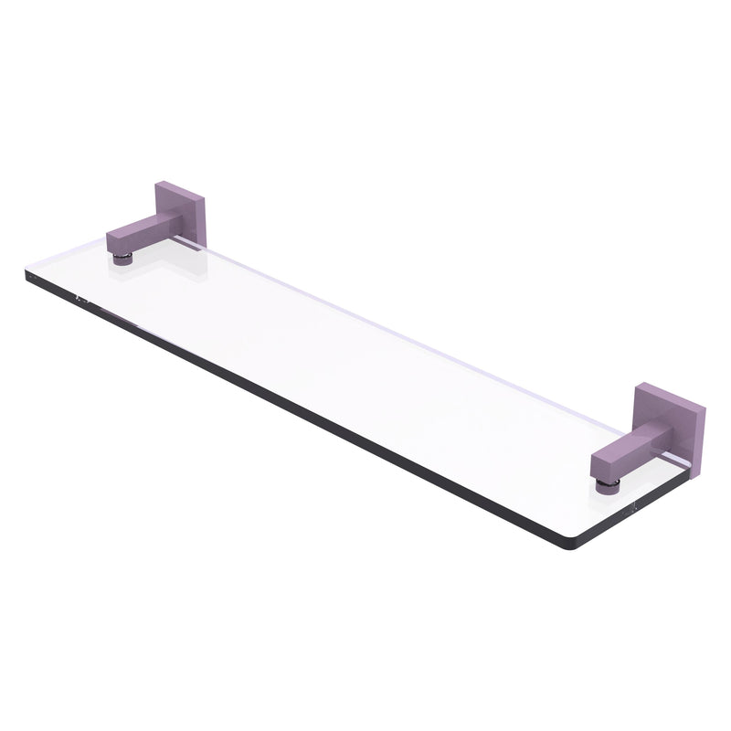 Montero Collection Glass Vanity Shelf with Beveled Edges